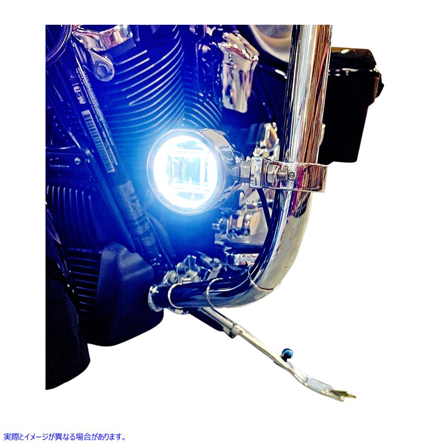 取寄せ LEDフォグランプ - BCM - クローム カスタムダイナミクス LED Fog Light - BCM - Chrome PB-FOG-BCM-C 20012196