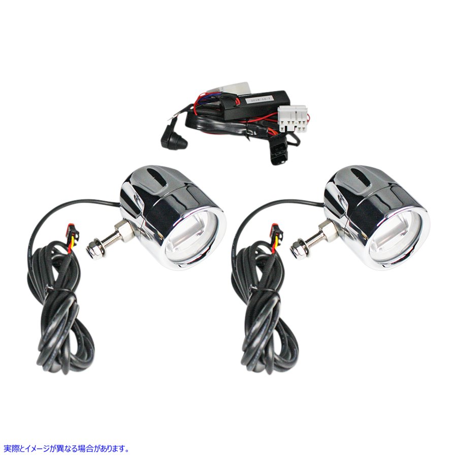 取寄せ LEDフォグランプ - HD - クローム カスタムダイナミクス LED Fog Light - HD - Chrome PB-FOG-HD-C 20012198