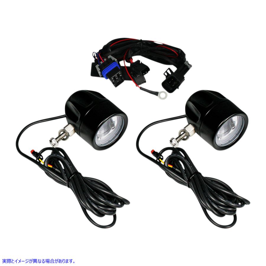 取寄せ LEDフォグランプ - インディアン - ブラック カスタムダイナミクス LED Fog Light - Indian - Black PB-FOG-IND-B 20012205