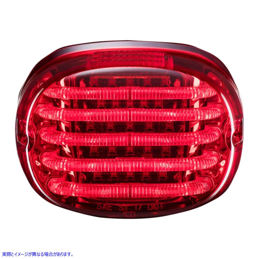 取寄せ テールライト - ナンバープレート照明ウィンドウなし - 赤 カスタムダイナミクス Taillight - without License Plate Illumination Window - Red PB-TL-SB-R 20101368