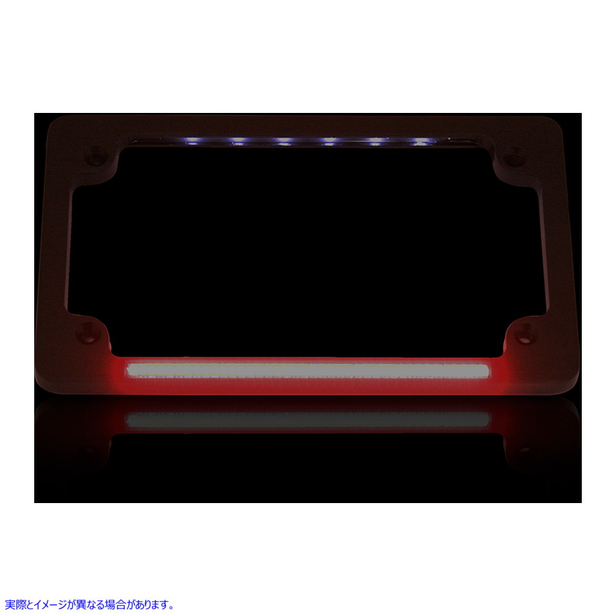 取寄せ デュアルナンバープレートフレーム - ブラック カスタムダイナミクス Dual License Plate Frame - Black TF02-B 20300991