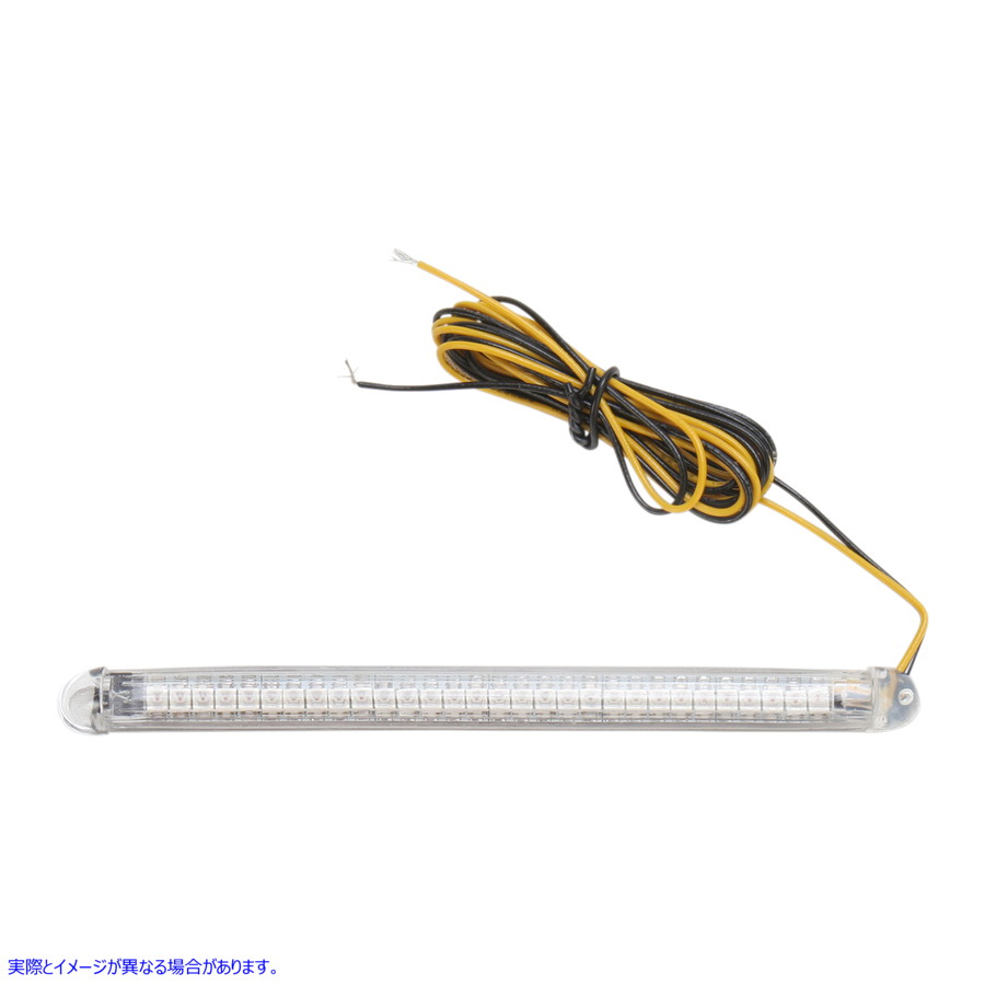 取寄せ TruFLEXR LEDストリップ - 4.5インチ - アンバー/クリア カスタムダイナミクス TruFLEXR LED Strip - 4.5 - Amber/Clear TF30AC 20400939