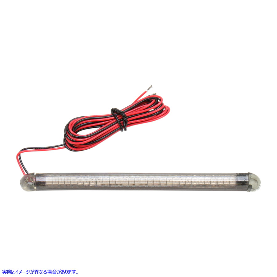 取寄せ TruFLEXR LEDストリップ - 4.5インチ - レッド/スモーク カスタムダイナミクス TruFLEXR LED Strip - 4.5 - Red/Smoke TF30RS 20400941