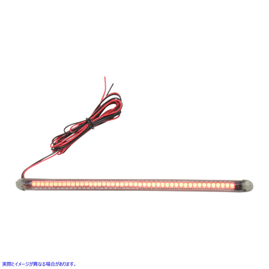 取寄せ TruFLEXR LEDストリップ - 6.3インチ - レッド/スモーク カスタムダイナミクス TruFLEXR LED Strip - 6.3 - Red/Smoke TF45RS 20400945