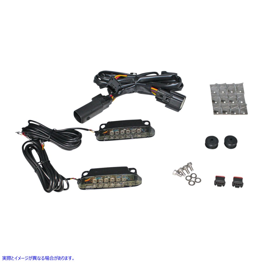 取寄せ 荷物ラックライトバー - スモーク カスタムダイナミクス Luggage Rack Light Bar - Smoke CD-LR-07-S 20402340