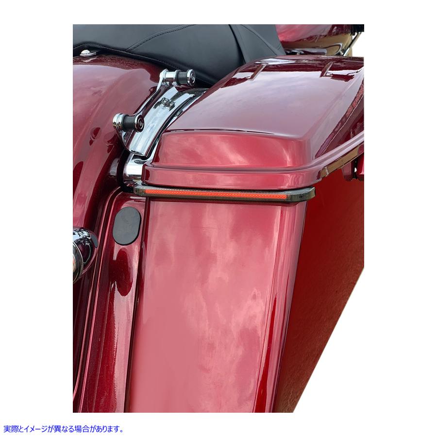 取寄せ サドルバッグライト - スモークレンズ カスタムダイナミクス Saddlebag Lights - Smoke Lens CD-LPSEQ-BCM-S 20402438