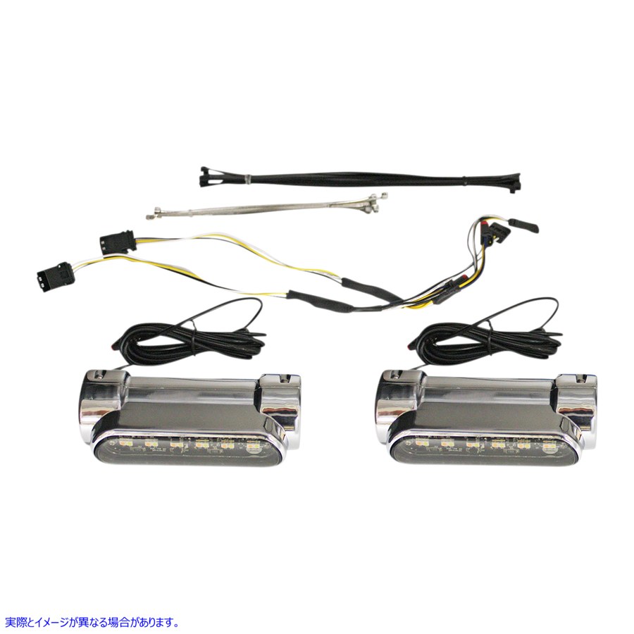 取寄せ エンジンガードライト - FLH - クローム カスタムダイナミクス Engine Guard Light - FLH - Chrome CD-CB-AW-BCM-C 20402528