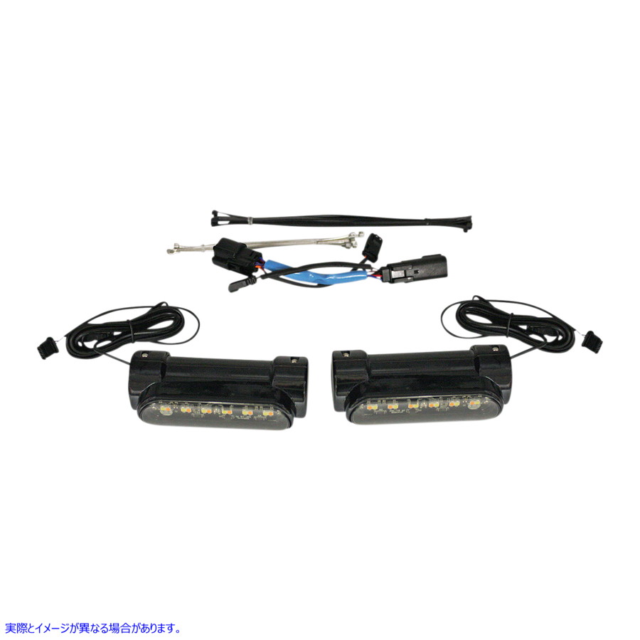 取寄せ エンジンガードライト - 10-13 FLHX - ブラック カスタムダイナミクス Engine Guard Light - '10-'13 FLHX - Black CD-CB-AW-SS6-B 20402531