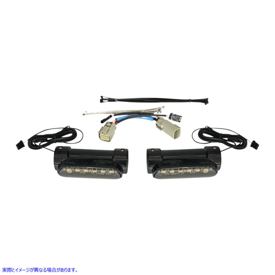 取寄せ エンジンガードライト - トリグライド - ブラック カスタムダイナミクス Engine Guard Light - Triglide - Black CD-CB-AW-TKE-B 20402535