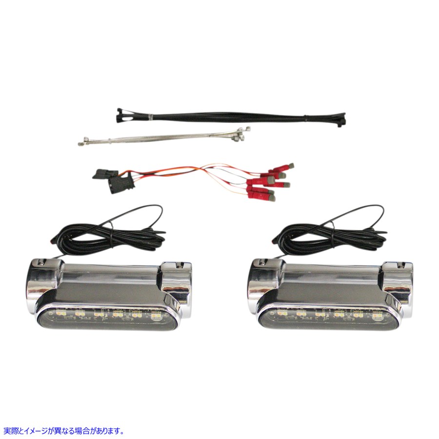 取寄せ エンジンガードライト - ユニバーサル - クローム カスタムダイナミクス Engine Guard Light - Universal - Chrome CD-CB-AW-UNV-C 20402538