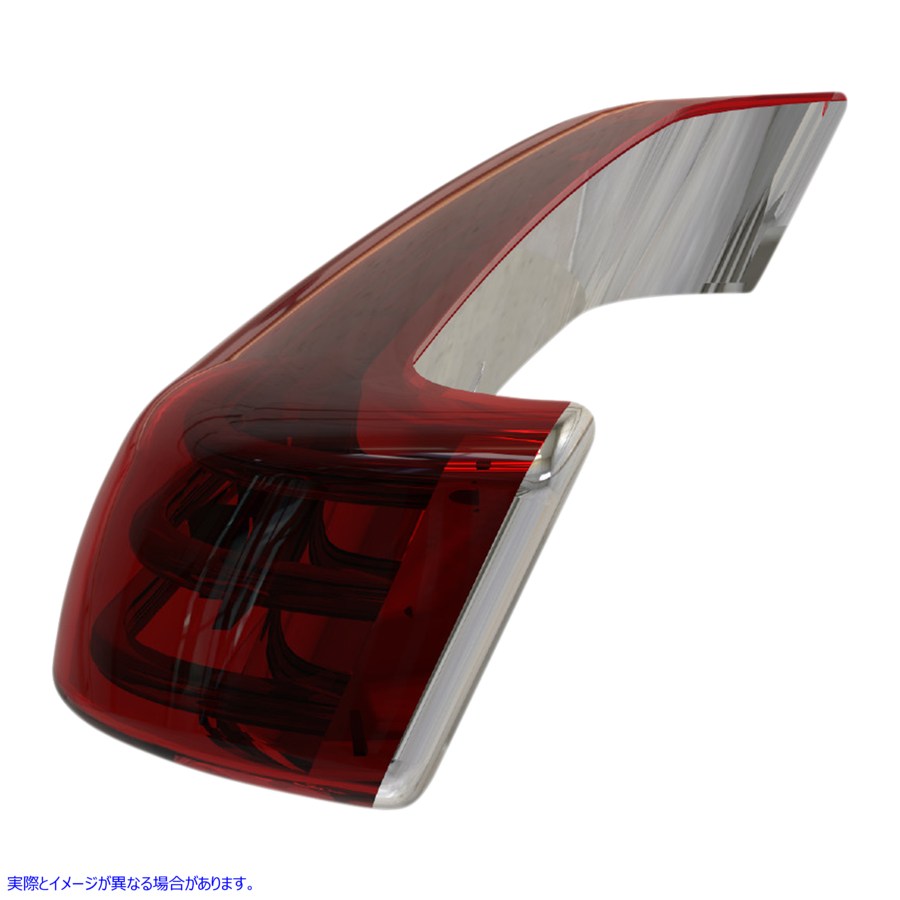 取寄せ サドルバッグ LED ライト - シーケンシャル - クローム/レッド カスタムダイナミクス Saddlebag LED Lights - Sequential - Chrome/Red PB-SBSEQ-BCM-CR 20402569