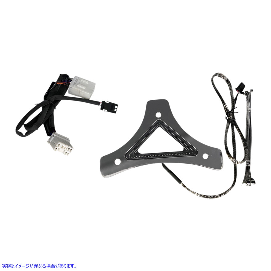 取寄せ LEDバックレストライト - ラン/ブレーキ - クローム カスタムダイナミクス LED Backrest Light - Run/Brake - Chrome CD-BR-HD-C 20402608