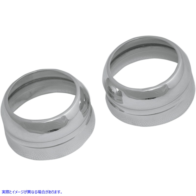 取寄せ フォークブーツカバー - 49 mm ドラッグスペシャリティーズ Fork Boot Covers - 49 mm 0406-0027 04060027