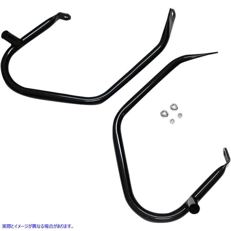 取寄せ サドルバッグガード - ブラック ドラッグスペシャリティーズ Saddlebag Guard - Black 0505-1564 05051564
