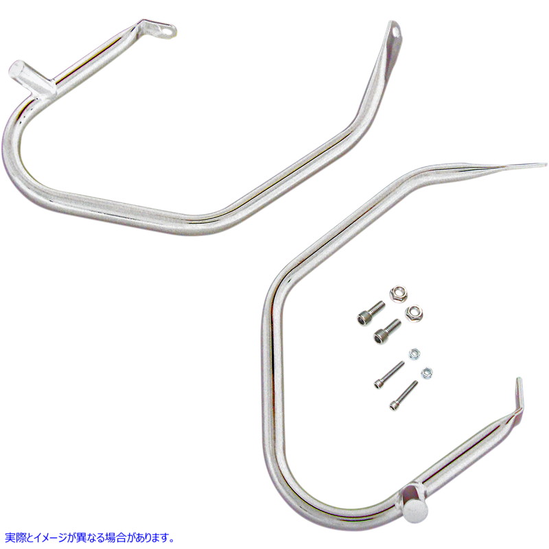 取寄せ サドルバッグガード - クローム ドラッグスペシャリティーズ Saddlebag Guard - Chrome 0505-1565 05051565