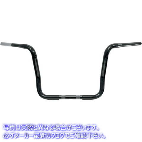 取寄せ ハンドルバー - バッファローエイプ - 13インチ - TBW - ブラック ドラッグスペシャリティーズ Handlebar - Buffalo Ape - 13 - TBW - Black 0601-2745 06012745