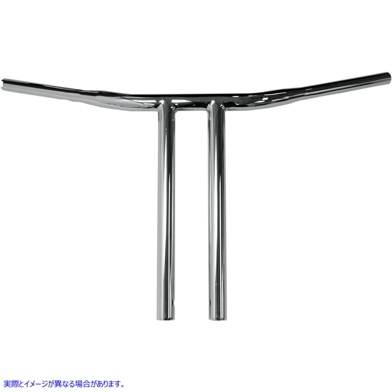 取寄せ ハンドルバー - Tバー - バッファロー - 14インチ - クローム ドラッグスペシャリティーズ Handlebar - T-Bar - Buffalo - 14 - Chrome 0601-2750 06012750