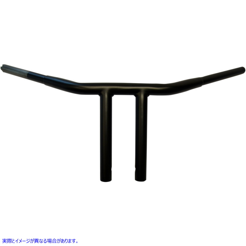 取寄せ ハンドルバー - Tバー - バッファロー - 8インチ - フラットブラック ドラッグスペシャリティーズ Handlebar - T-Bar - Buffalo - 8 - Flat Black 0601-3504 06013504