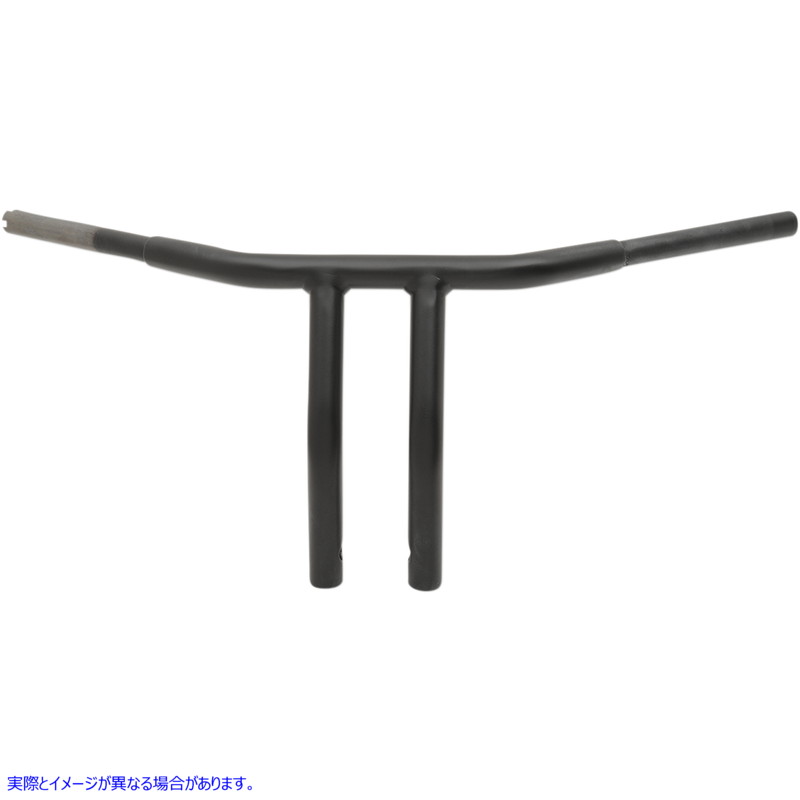 取寄せ ハンドルバー - Tバー - バッファロー - 10インチ - TBW - フラットブラック ドラッグスペシャリティーズ Handlebar - T-Bar - Buffalo - 10 - TBW - Flat Black 0601-4279 06014279