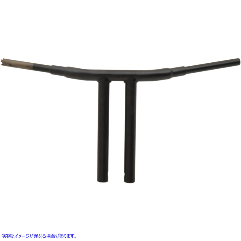 取寄せ ハンドルバー - 「ビッグ」バッファロー - チョッパーTバー - 14インチ - フラットブラック ドラッグスペシャリティーズ Handlebar - Big Buffalo - Chopper T-Bar - 14 - Flat Black 0601-4323 06014323