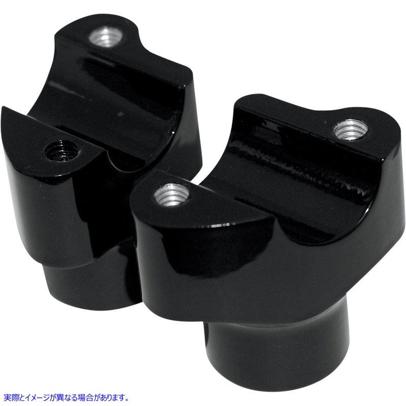 取寄せ ライザー - バッファロー - 1-1/2インチ - ブラック ドラッグスペシャリティーズ Risers - Buffalo - 1-1/2 - Black 0602-0350 06020350