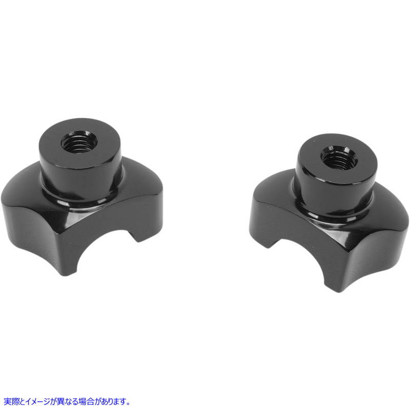 取寄せ ライザー - ストレート - 1.7インチ - ブラック ドラッグスペシャリティーズ Risers - Straight - 1.7 - Black 0602-0403 06020403