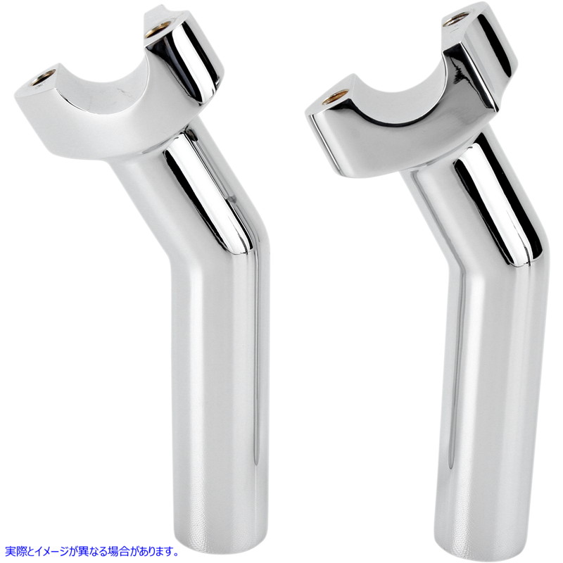 取寄せ ライザー - プルバック - 5-1/2インチ - クローム ドラッグスペシャリティーズ Risers - Pullback - 5-1/2 - Chrome 0602-0410 06020410