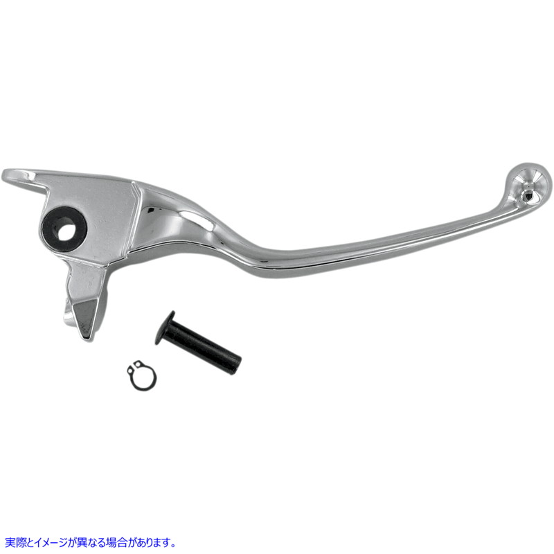 取寄せ ブレーキレバー - ワイドブレード - クローム ドラッグスペシャリティーズ Brake Lever - Wide Blade - Chrome 0610-0187 06100187