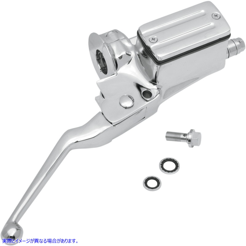 取寄せ ブレーキマスターシリンダー - 3/4インチ - デュアルディスク - クローム ドラッグスペシャリティーズ Brake Master Cylinder - 3/4 - Dual Disc - Chrome 0610-0503 06100503