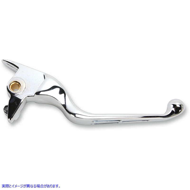 取寄せ ブレーキレバー - ワイドブレード - スロット付き - クローム ドラッグスペシャリティーズ Brake Lever - Wide Blade - Slotted - Chrome 0610-1688 06101688
