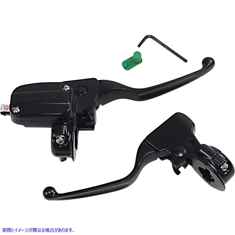 取寄せ ハンドルバーコントロール - 15 mm マスターシリンダー - 08 - 13 FLT - ブラック ドラッグスペシャリティーズ Handlebar Controls - 15 mm Master Cylinder - '08 - '13 FLT - Black 0610-2146 06102146