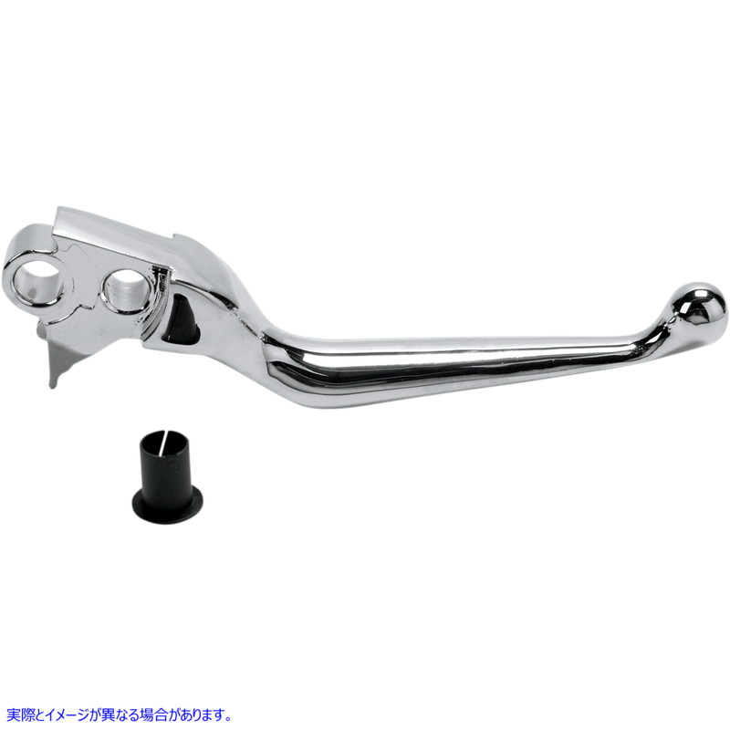 取寄せ ブレーキレバー - ワイドブレード - クローム ドラッグスペシャリティーズ Brake Lever - Wide Blade - Chrome 0613-0201 06130201