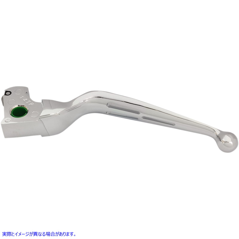 取寄せ クラッチレバー - ワイドブレード - スロット付き - クローム ドラッグスペシャリティーズ Clutch Lever - Wide Blade - Slotted - Chrome 0613-1382 06131382