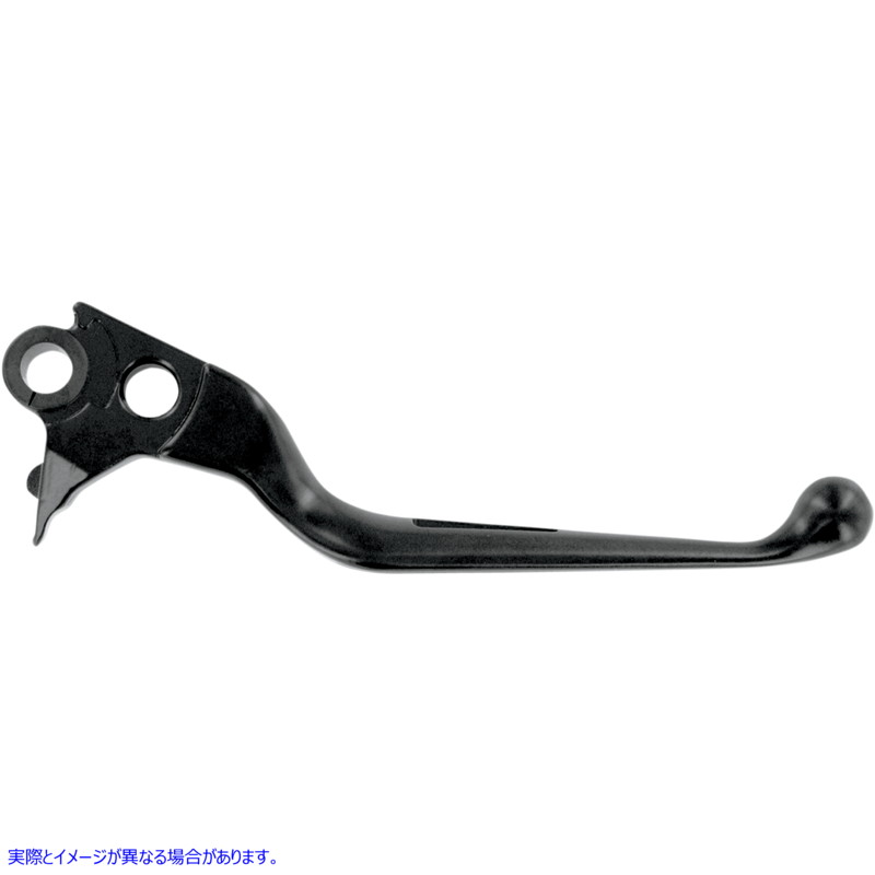 取寄せ ブレーキレバー - ワイドブレード - スロット付き - ブラック ドラッグスペシャリティーズ Brake Lever - Wide Blade - Slotted - Black 0614-0281 06140281