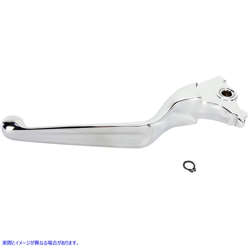 取寄せ ブレーキレバー - ワイドブレード - クローム ドラッグスペシャリティーズ Brake Lever - Wide Blade - Chrome 0614-0809 06140809