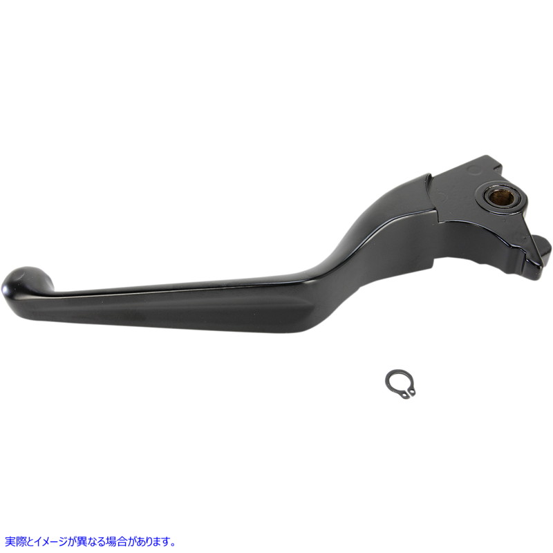 取寄せ ブレーキレバー - ワイドブレード - ブラック ドラッグスペシャリティーズ Brake Lever - Wide Blade - Black 0614-0810 06140810