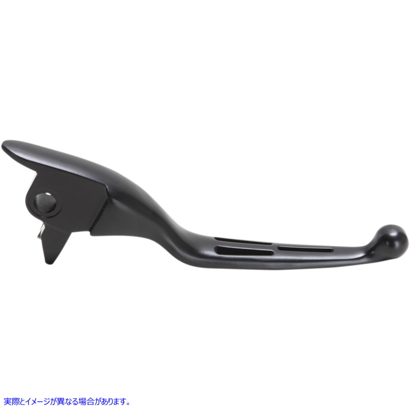 取寄せ ブレーキレバー - スロット付き - ブラック ドラッグスペシャリティーズ Brake Lever - Slotted - Black 0614-1111 06141111