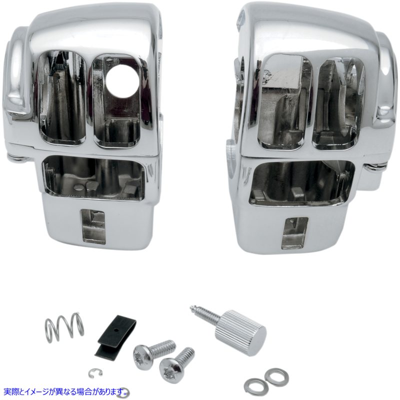 取寄せ スイッチハウジング - ラジオ - クローム ドラッグスペシャリティーズ Switch Housing - Radio - Chrome 0616-0142 06160142