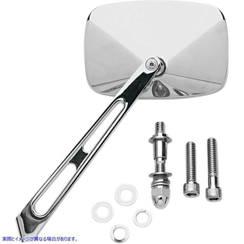 取寄せ エアステム長方形ミラー ドラッグスペシャリティーズ Air Stem Rectangular Mirror 0640-0006 06400006