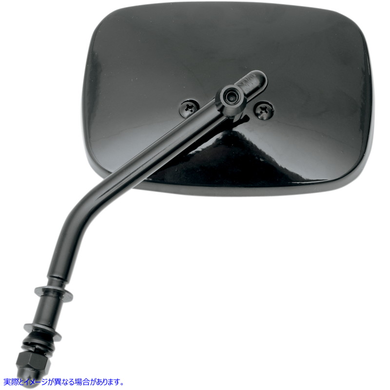 取寄せ ミラー - ダイキャスト - サイドビュー - 標準 - ブラック - 左/右 ドラッグスペシャリティーズ Mirror - Die-Cast - Side View - Standard - Black - Left/Right 0640-0655 06400655