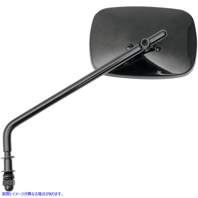 取寄せ ミラー - ダイキャスト - サイドビュー - ローライダー - ブラック - 左/右 ドラッグスペシャリティーズ Mirror - Die-Cast - Side View - Low Rider - Black - Left/Right 0640-0656 06400656
