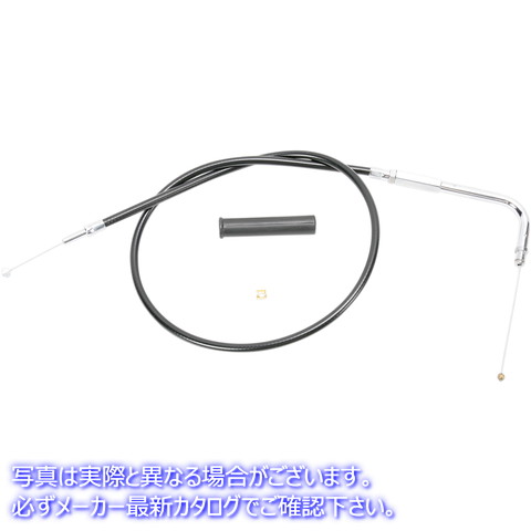 取寄せ スロットルケーブル - 26-1/2インチ - ビニール ドラッグスペシャリティーズ Throttle Cable - 26-1/2 - Vinyl 0650-0323 06500323