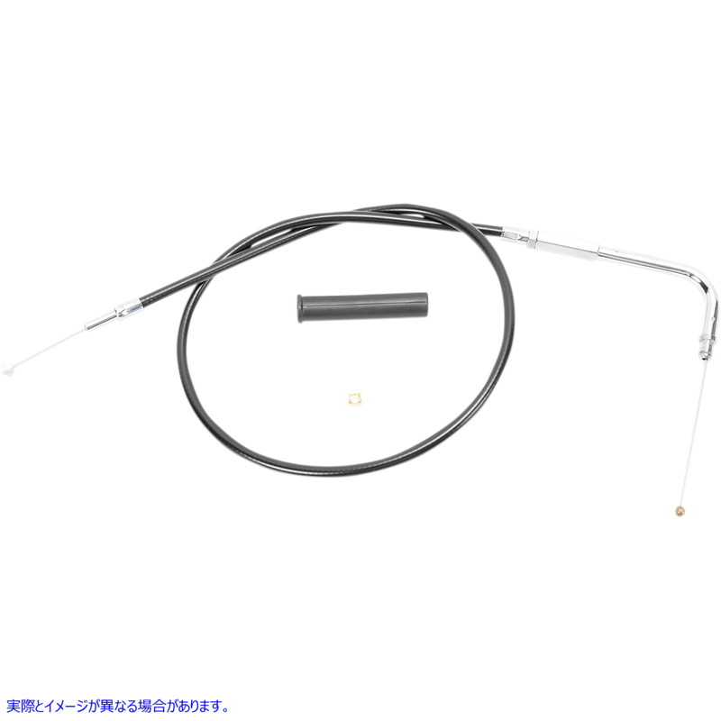 取寄せ スロットルケーブル - 34-3/4インチ - ビニール ドラッグスペシャリティーズ Throttle Cable - 34-3/4 - Vinyl 0650-0333 06500333