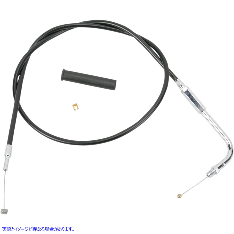取寄せ スロットルケーブル - 32-1/2インチ - ビニール ドラッグスペシャリティーズ Throttle Cable - 32-1/2 - Vinyl 0650-0352 06500352
