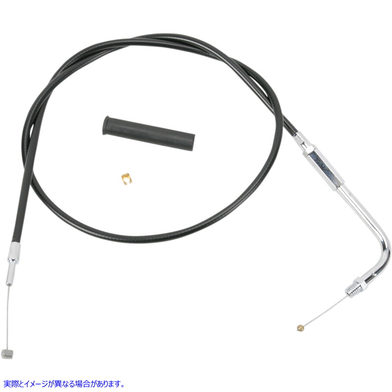 取寄せ スロットルケーブル - 34-1/2インチ - ビニール ドラッグスペシャリティーズ Throttle Cable - 34-1/2 - Vinyl 0650-0353 06500353