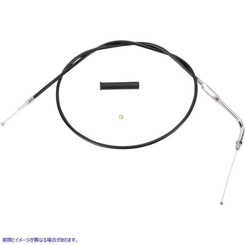 取寄せ スロットルケーブル - 32-1/2インチ - ビニール ドラッグスペシャリティーズ Throttle Cable - 32-1/2 - Vinyl 0650-0355 06500355
