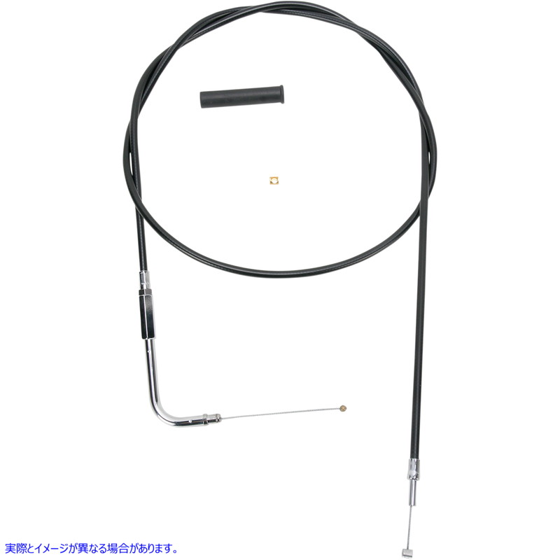 取寄せ スロットルケーブル - 52インチ - ビニール ドラッグスペシャリティーズ Throttle Cable - 52 - Vinyl 0650-1074 06501074