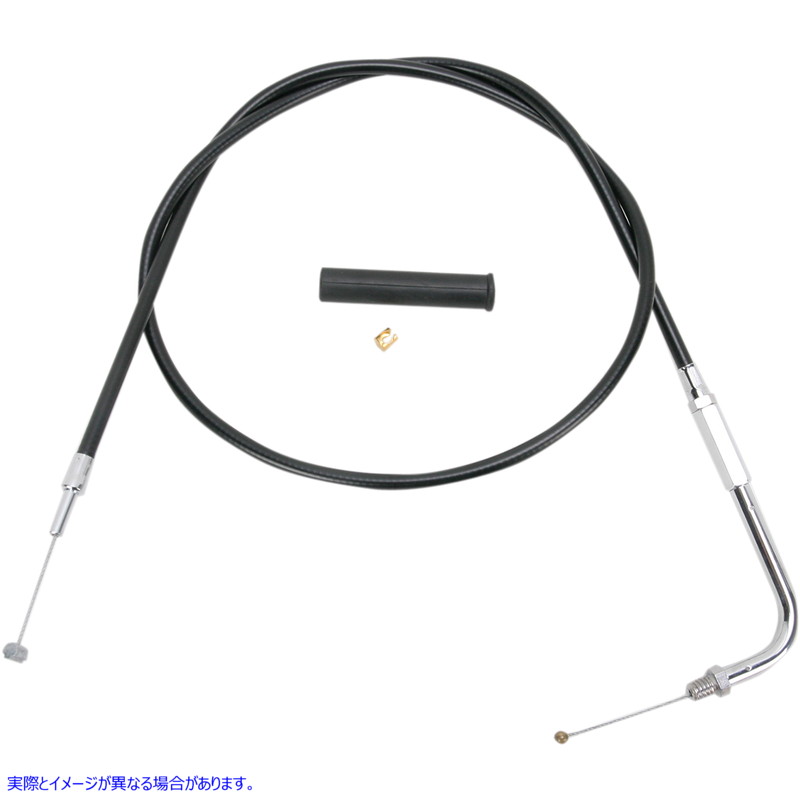 取寄せ スロットルケーブル - 44インチ - ビニール ドラッグスペシャリティーズ Throttle Cable - 44 - Vinyl 0650-1088 06501088