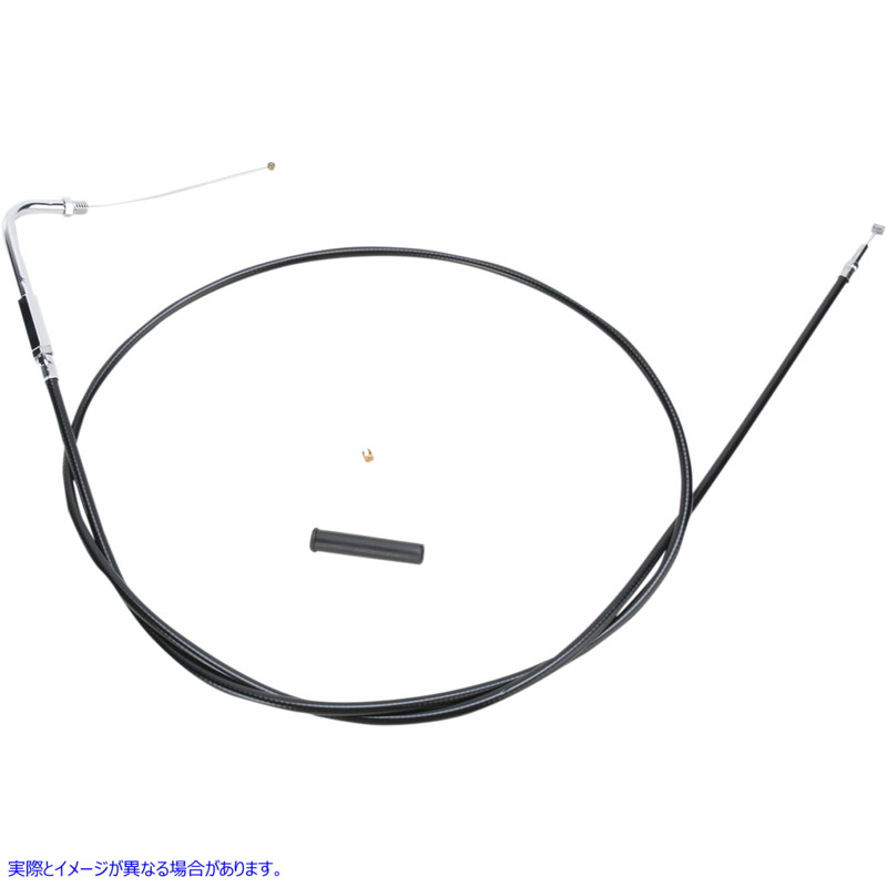 取寄せ スロットルケーブル - 56インチ - ビニール ドラッグスペシャリティーズ Throttle Cable - 56 - Vinyl 0651-0709 06510709