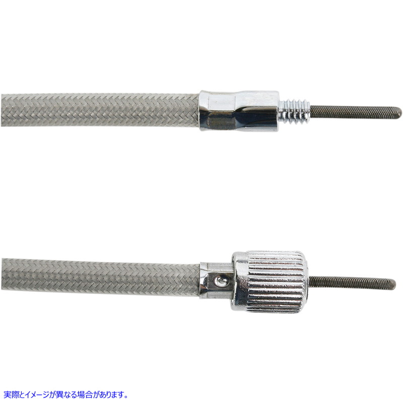 取寄せ スピードメーターケーブル - 40インチ - 編組 ドラッグスペシャリティーズ Speedometer Cable - 40 - Braided 0655-0051 06550051